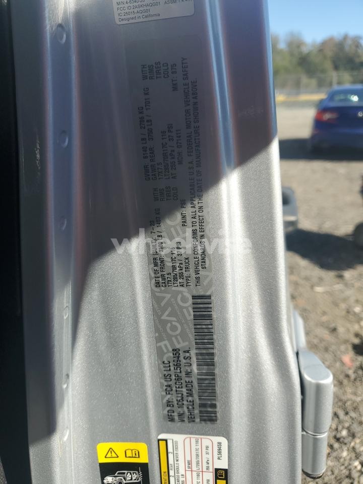 Photo 12 of 2023 JEEP GLADIATOR MOJAVE N/A (VIN 2FMGK5C87HBA03846)