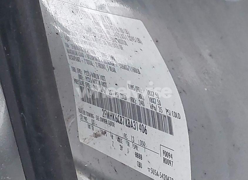 Photo 9 of 2019 Ford Flex SEL (VIN 2FMHK6C87KBA31406)