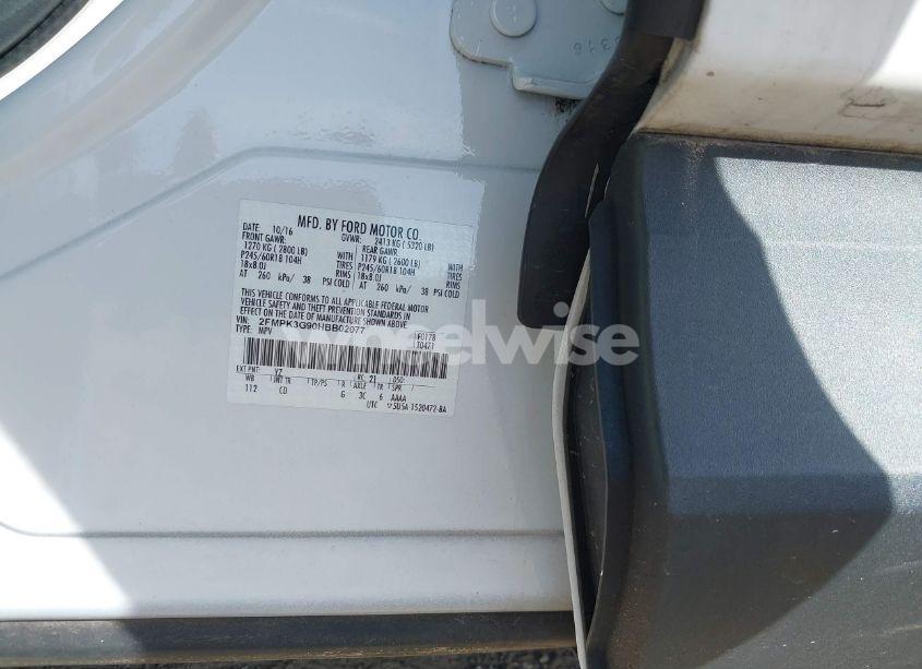 Photo 9 of 2017 Ford Edge SE (VIN 2FMPK3G90HBB02077)