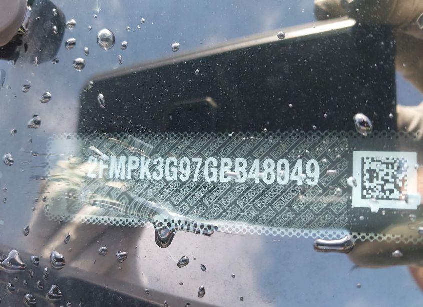 Photo 9 of 2016 Ford Edge SE (VIN 2FMPK3G97GBB48049)