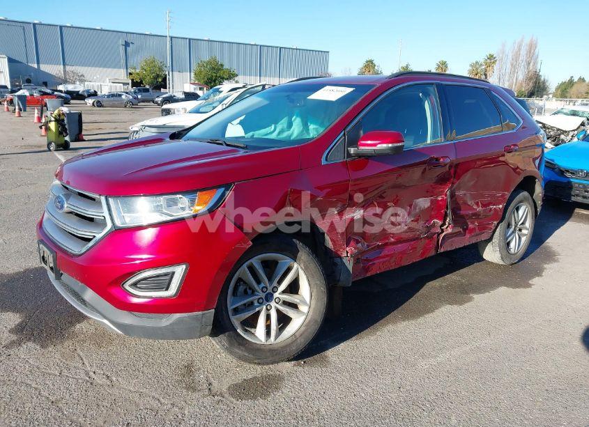 Photo 2 of 2017 Ford Edge SEL (VIN 2FMPK3J82HBB57243)