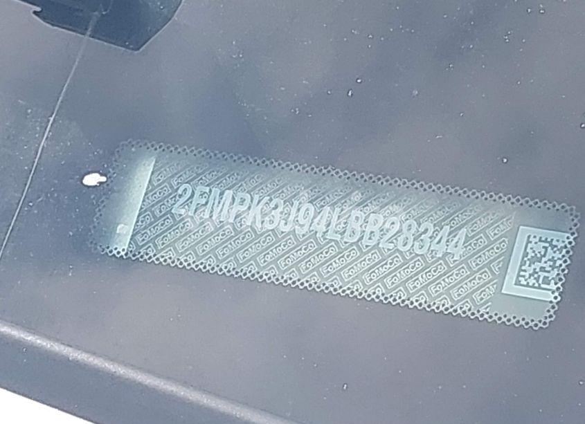 Photo 9 of 2020 Ford Edge SEL (VIN 2FMPK3J94LBB28344)