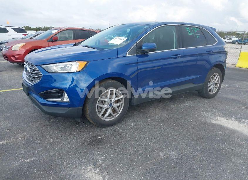 Photo 2 of 2021 Ford Edge SEL (VIN 2FMPK3J95MBA28268)