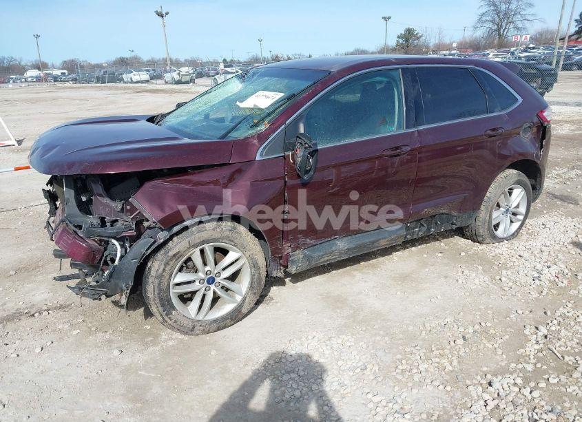 Photo 2 of 2017 Ford Edge SEL (VIN 2FMPK3J96HBC32373)