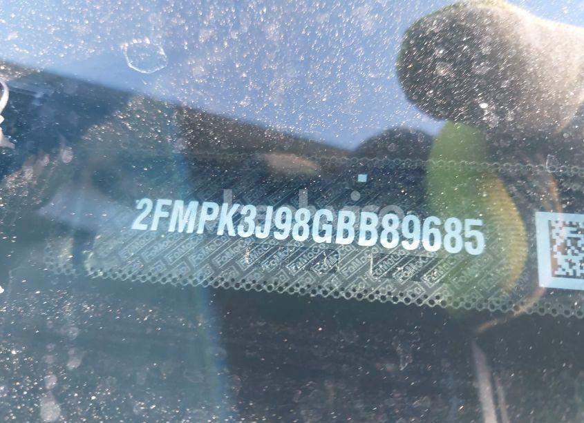 Photo 9 of 2016 Ford Edge SEL (VIN 2FMPK3J98GBB89685)