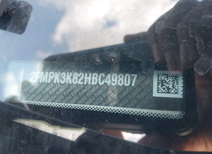 Photo 9 of 2017 Ford Edge TITANIUM (VIN 2FMPK3K82HBC49807)