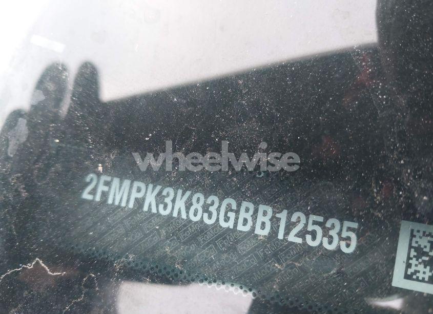 Photo 9 of 2016 Ford Edge TITANIUM (VIN 2FMPK3K83GBB12535)