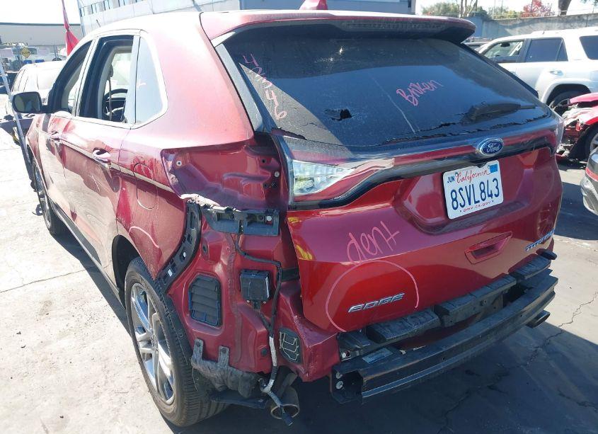 Photo 12 of 2016 Ford Edge TITANIUM (VIN 2FMPK3K83GBB82780)