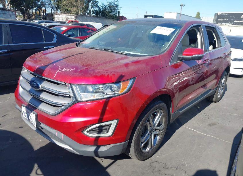 Photo 2 of 2016 Ford Edge TITANIUM (VIN 2FMPK3K83GBB82780)