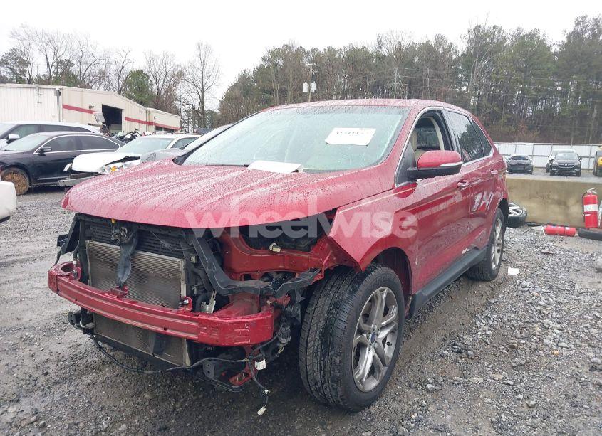 Photo 2 of 2016 Ford Edge TITANIUM (VIN 2FMPK3K89GBB42624)