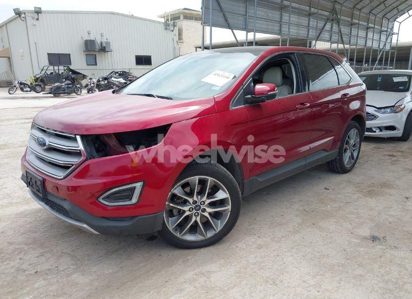 Photo 2 of 2017 Ford Edge TITANIUM (VIN 2FMPK3K8XHBB10377)