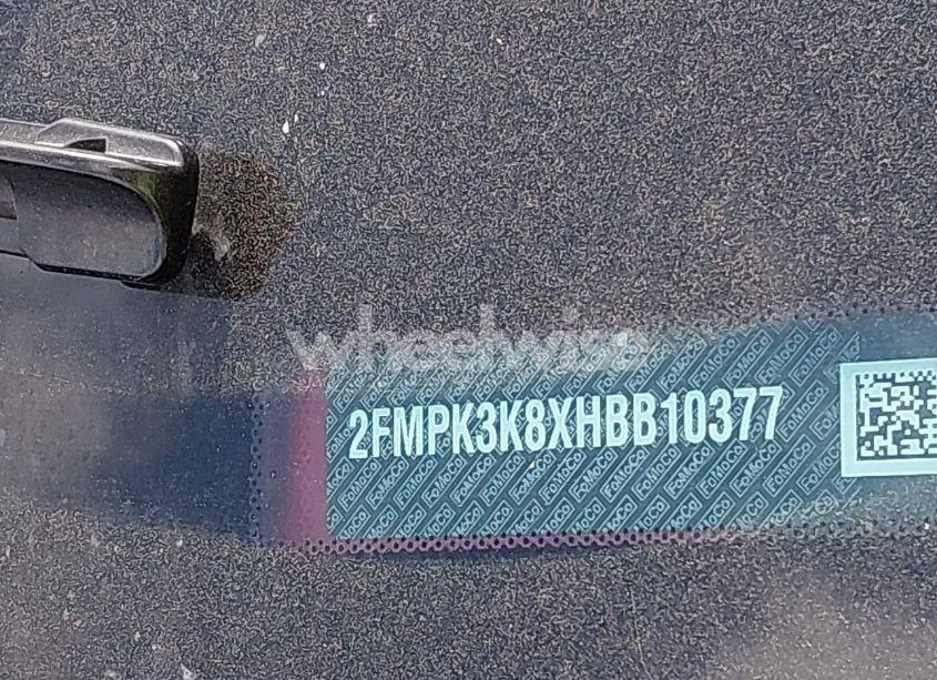 Photo 9 of 2017 Ford Edge TITANIUM (VIN 2FMPK3K8XHBB10377)