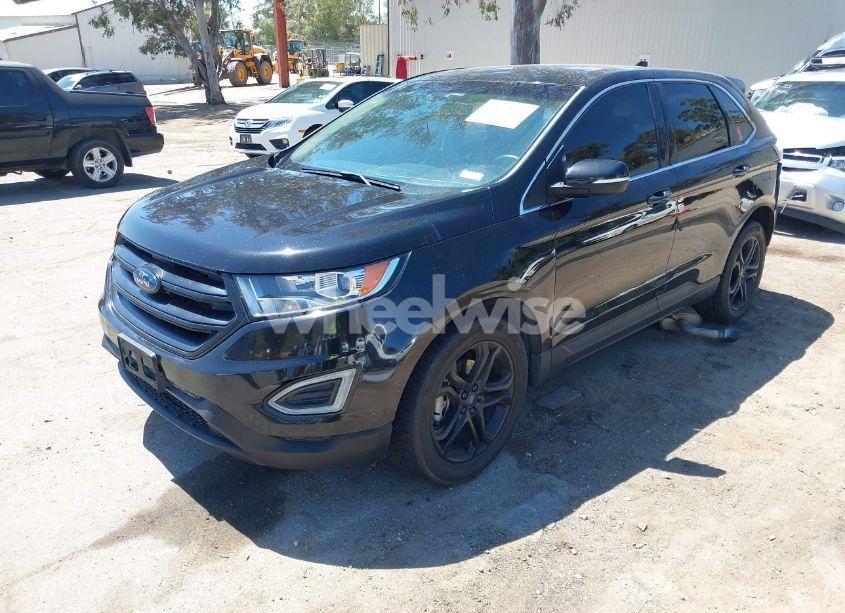 Photo 2 of 2017 Ford Edge TITANIUM (VIN 2FMPK3K95HBB29315)