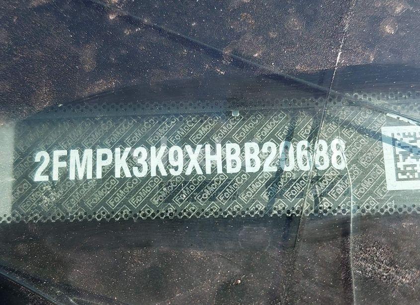 Photo 9 of 2017 Ford Edge TITANIUM (VIN 2FMPK3K9XHBB20688)