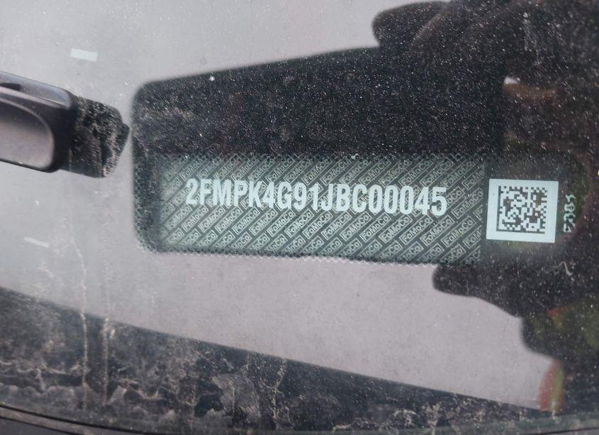 Photo 9 of 2018 Ford Edge SE (VIN 2FMPK4G91JBC00045)