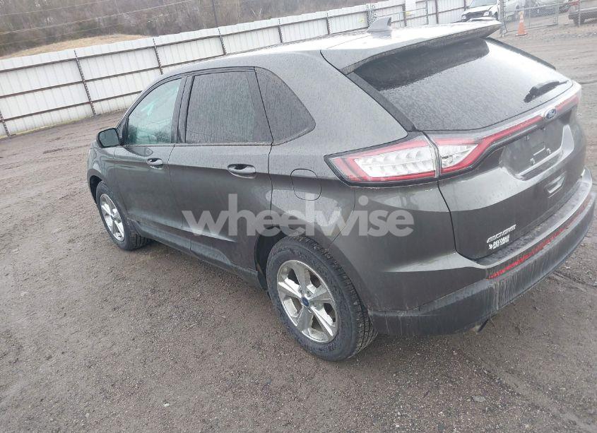 Photo 3 of 2016 Ford Edge SE (VIN 2FMPK4G93GBB67025)