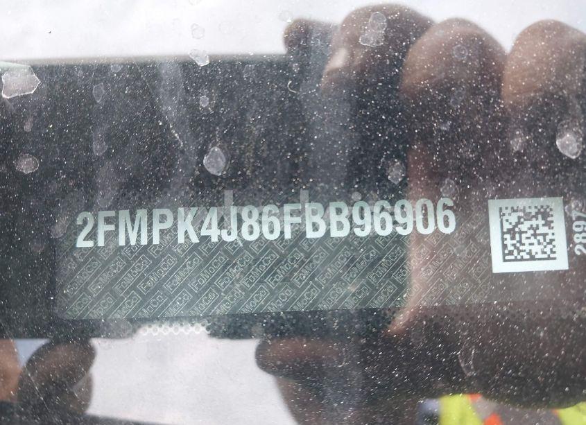 Photo 9 of 2015 Ford Edge SEL (VIN 2FMPK4J86FBB96906)