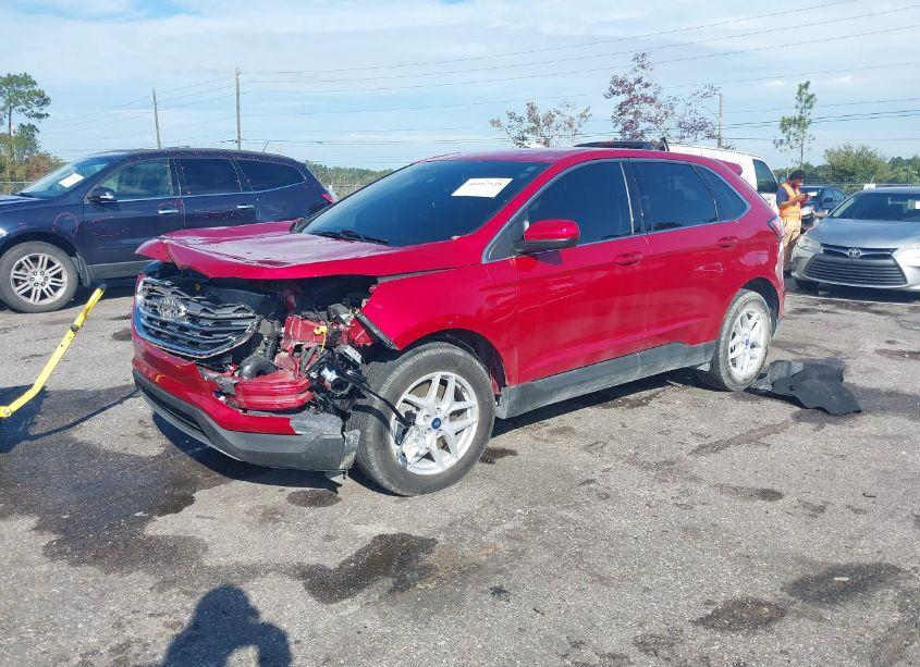 Photo 2 of 2021 Ford Edge SEL (VIN 2FMPK4J91MBA39757)