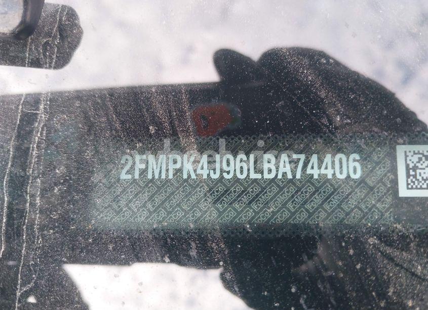 Photo 9 of 2020 Ford Edge SEL (VIN 2FMPK4J96LBA74406)