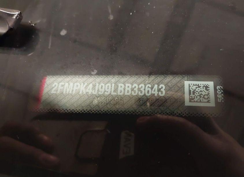 Photo 9 of 2020 Ford Edge ST LINE (VIN 2FMPK4J99LBB33643)