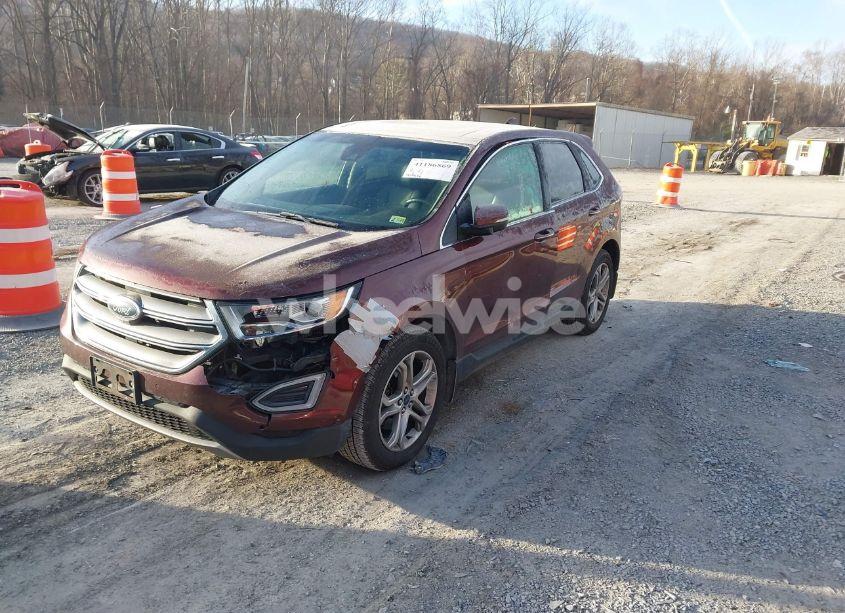 Photo 2 of 2015 Ford Edge TITANIUM (VIN 2FMPK4K83FBB14919)