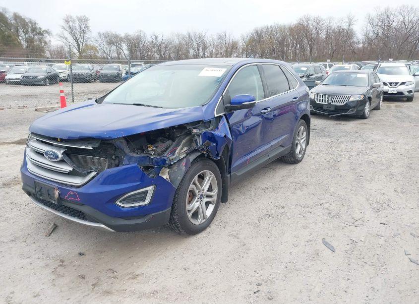 Photo 2 of 2015 Ford Edge TITANIUM (VIN 2FMPK4K87FBB00862)