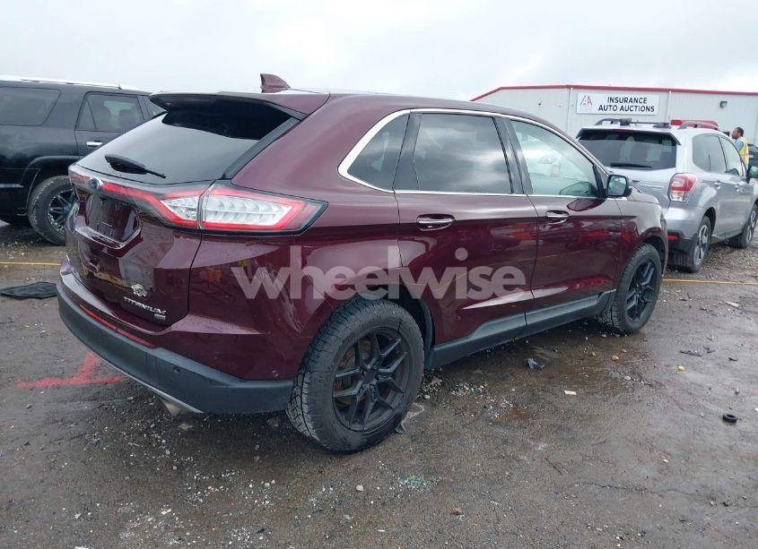 Photo 4 of 2017 Ford Edge TITANIUM (VIN 2FMPK4K87HBB26400)