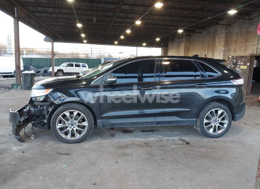 Photo 14 of 2015 Ford Edge TITANIUM (VIN 2FMPK4K88FBB58480)