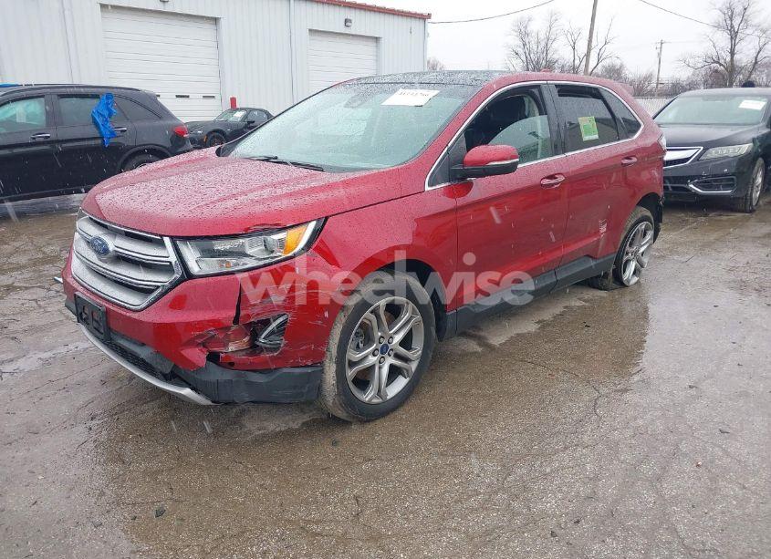 Photo 2 of 2015 Ford Edge TITANIUM (VIN 2FMPK4K88FBB76686)