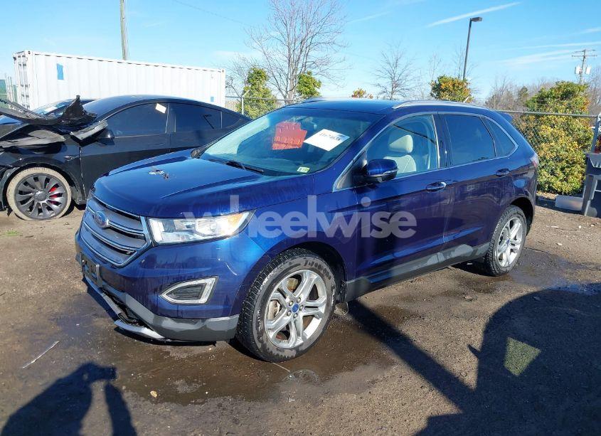 Photo 2 of 2016 Ford Edge TITANIUM (VIN 2FMPK4K89GBB76987)
