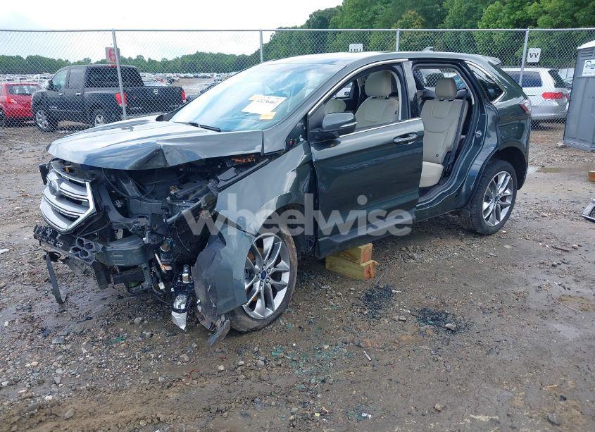 Photo 2 of 2015 Ford Edge TITANIUM (VIN 2FMPK4K8XFBB75927)