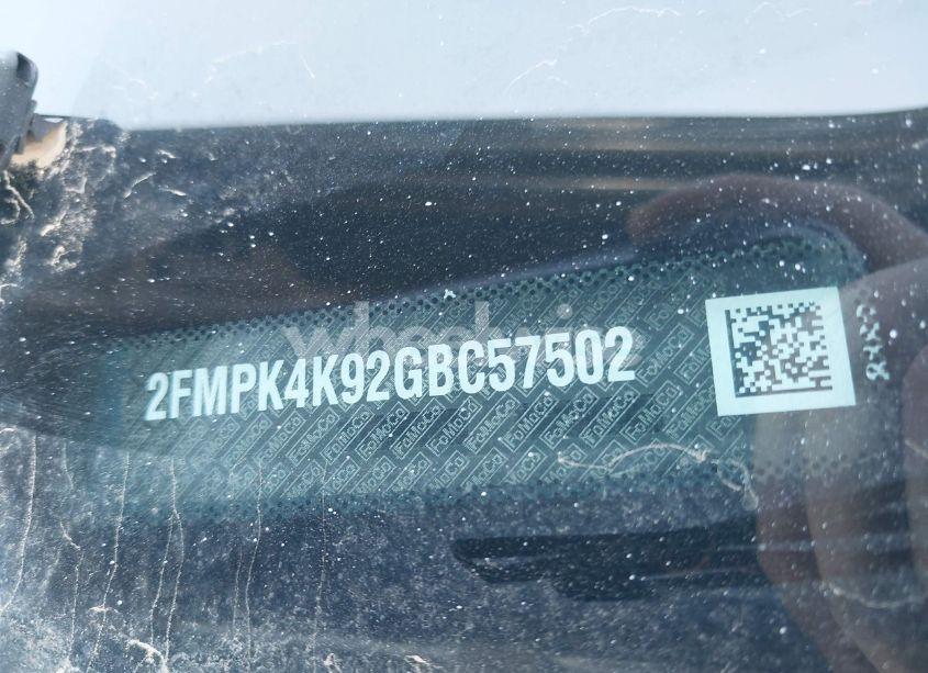 Photo 9 of 2016 Ford Edge TITANIUM (VIN 2FMPK4K92GBC57502)