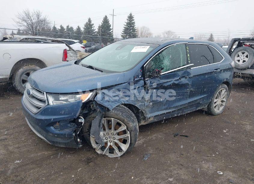 Photo 2 of 2018 Ford Edge TITANIUM (VIN 2FMPK4K92JBC17279)
