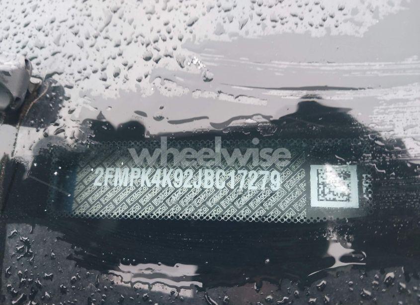 Photo 9 of 2018 Ford Edge TITANIUM (VIN 2FMPK4K92JBC17279)