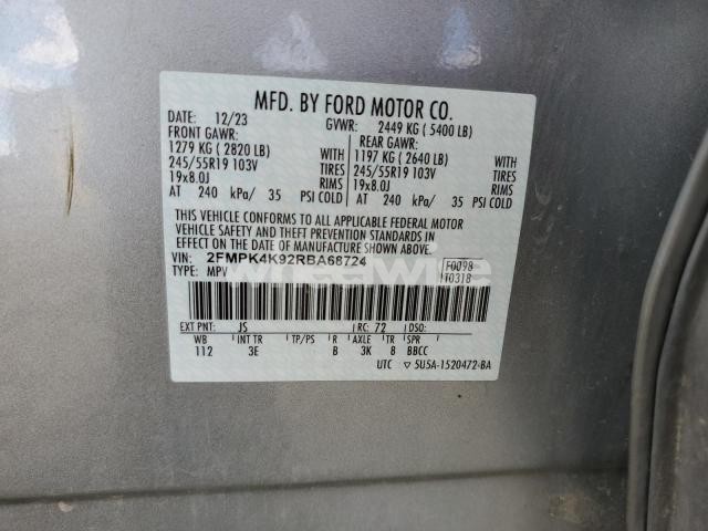 Photo 6 of 2024 FORD EDGE TITANIUM N/A (VIN 2FMPK4K92RBA68724)