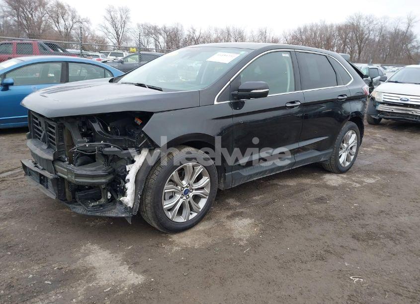 Photo 2 of 2022 Ford Edge TITANIUM (VIN 2FMPK4K93NBA93593)