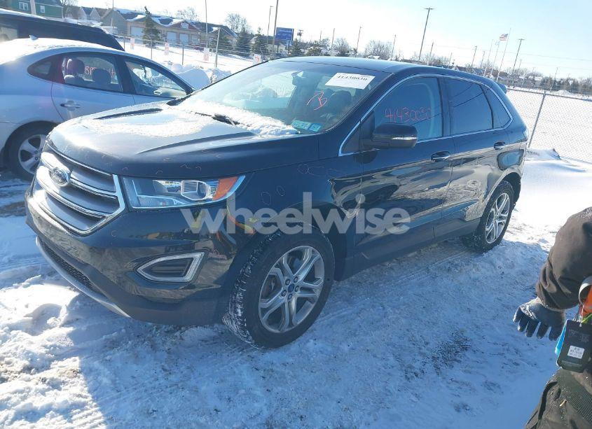 Photo 2 of 2017 Ford Edge TITANIUM (VIN 2FMPK4K94HBB06128)