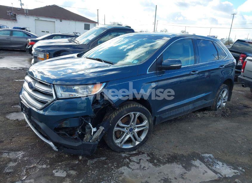 Photo 2 of 2016 Ford Edge TITANIUM (VIN 2FMPK4K95GBB82178)