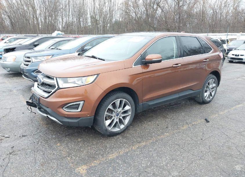 Photo 2 of 2017 Ford Edge TITANIUM (VIN 2FMPK4K97HBB02901)