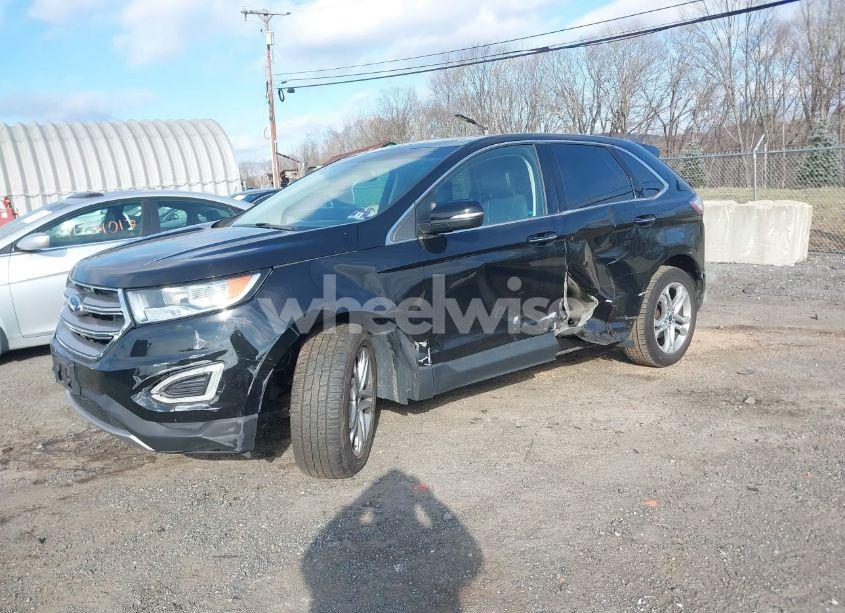 Photo 2 of 2017 Ford Edge TITANIUM (VIN 2FMPK4K97HBB90378)