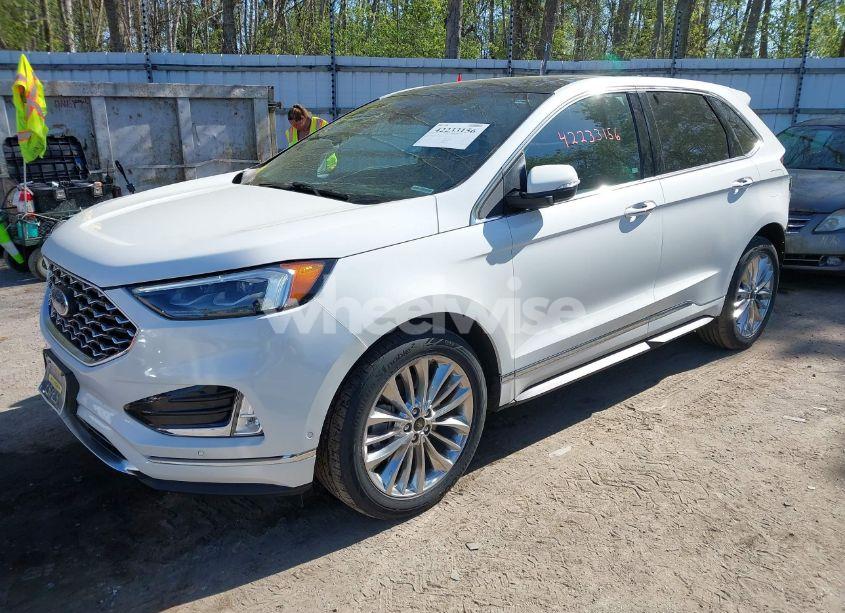 Photo 2 of 2022 Ford Edge TITANIUM (VIN 2FMPK4K97NBA62590)