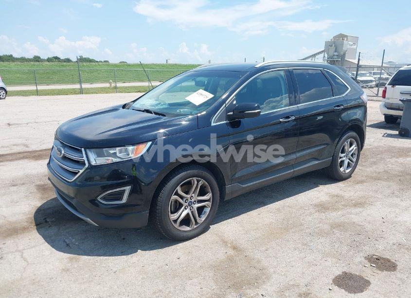 Photo 2 of 2016 Ford Edge TITANIUM (VIN 2FMPK4K98GBB43746)