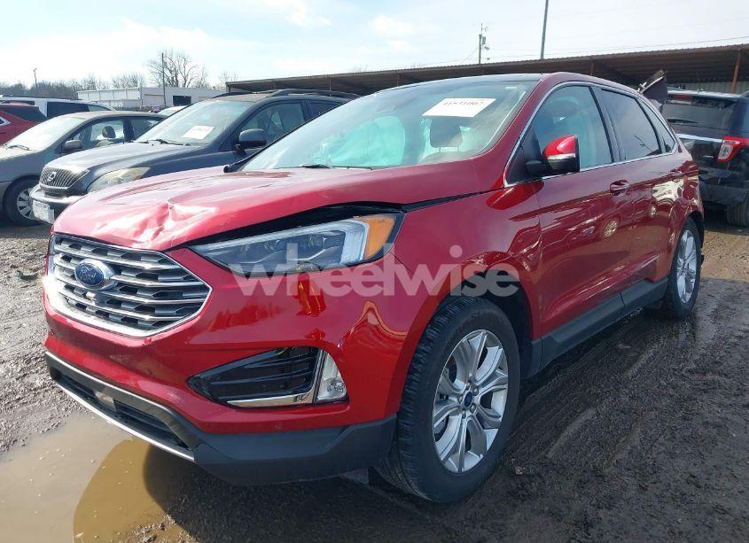 Photo 2 of 2022 Ford Edge TITANIUM (VIN 2FMPK4K98NBA01099)