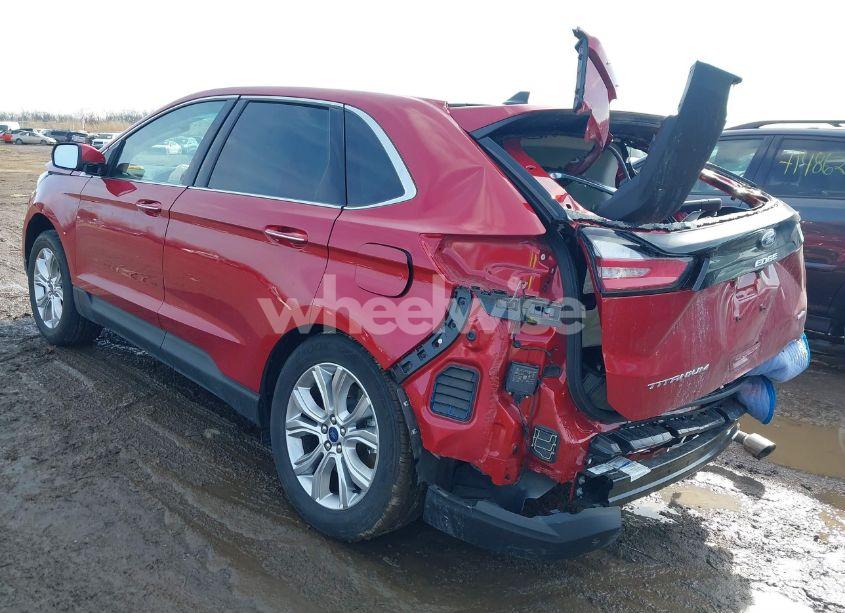 Photo 3 of 2022 Ford Edge TITANIUM (VIN 2FMPK4K98NBA01099)