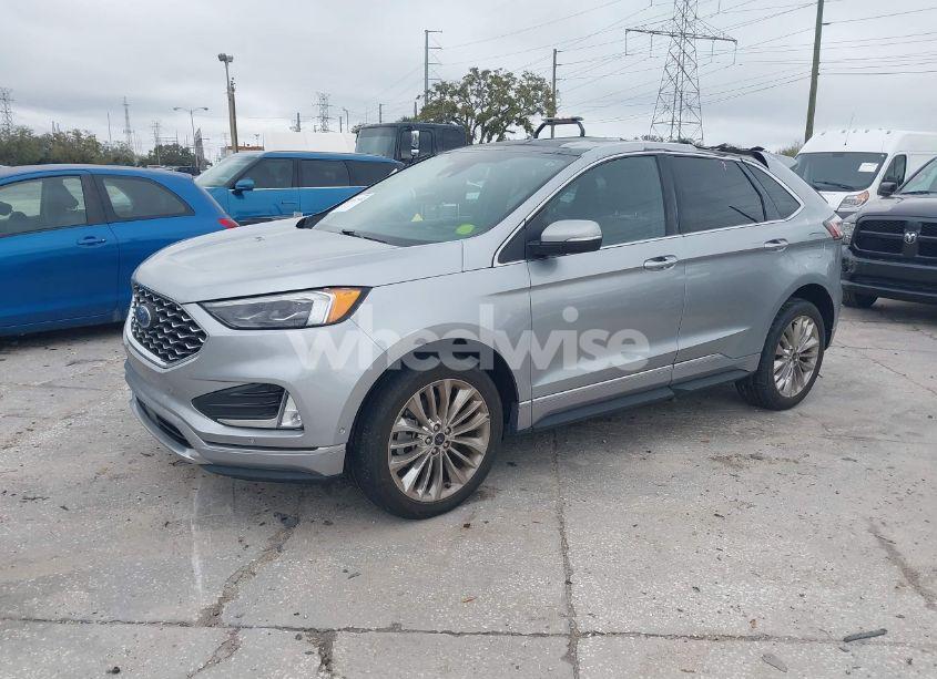 Photo 2 of 2022 Ford Edge TITANIUM (VIN 2FMPK4K98NBA72559)