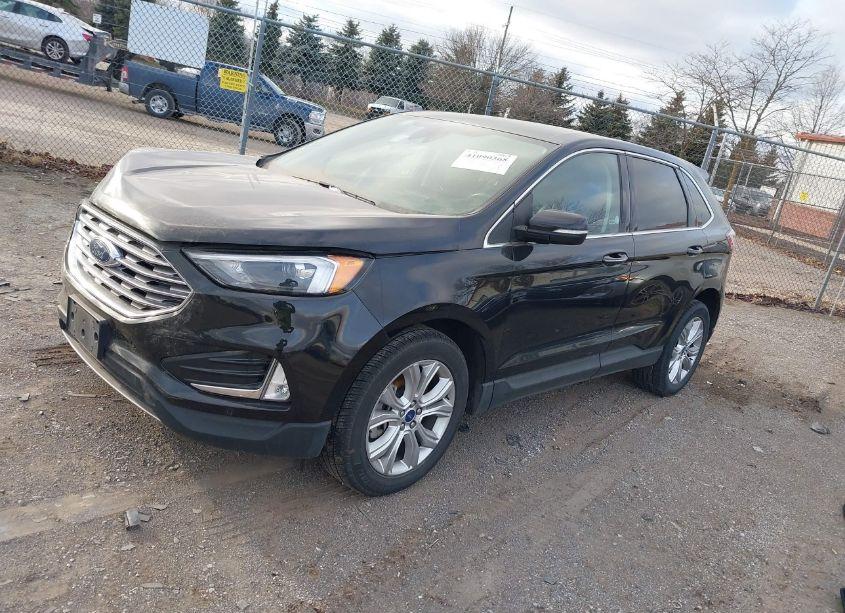 Photo 2 of 2022 Ford Edge TITANIUM (VIN 2FMPK4K98NBB03812)