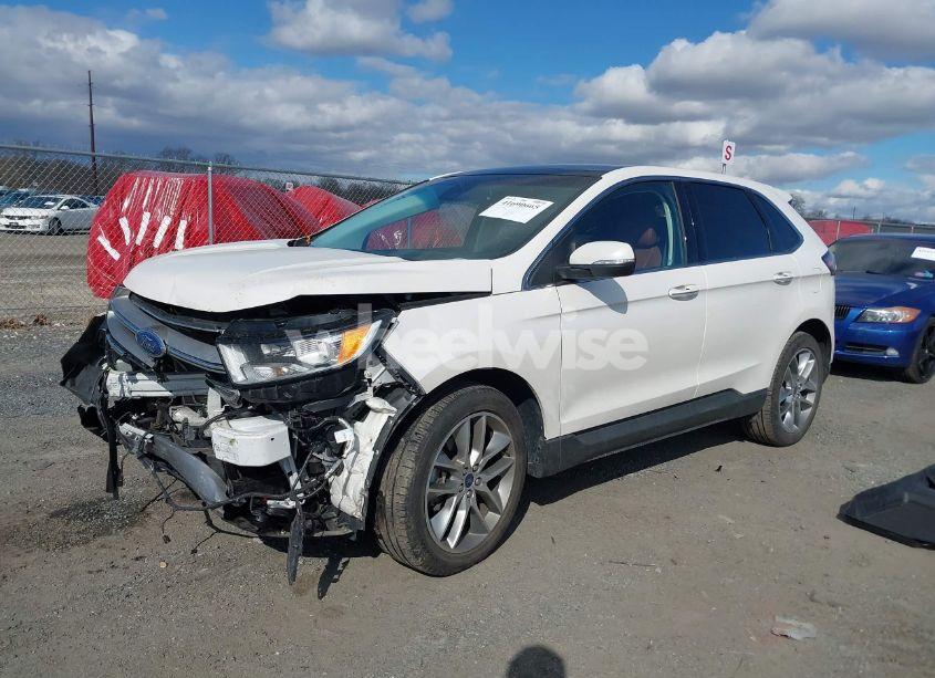Photo 2 of 2015 Ford Edge TITANIUM (VIN 2FMPK4K99FBB70338)