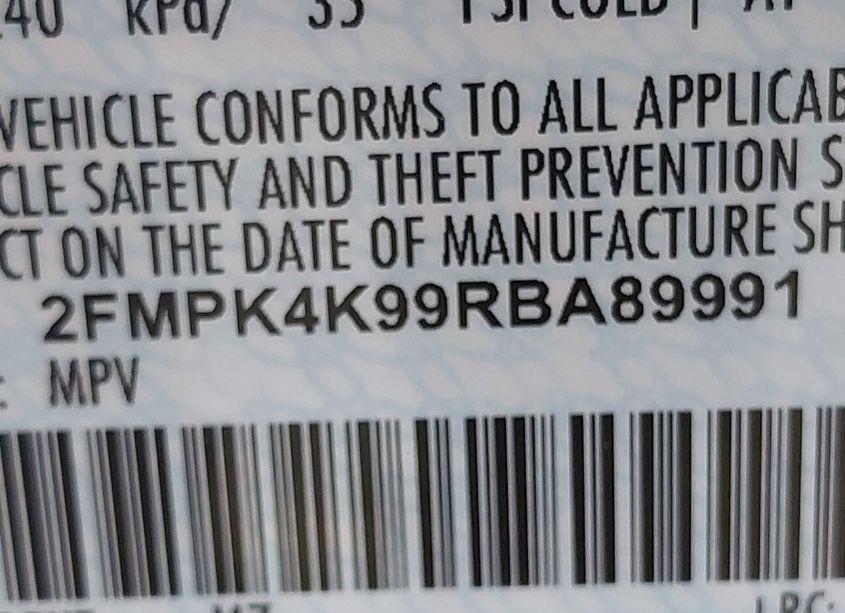 Photo 9 of 2024 Ford Edge TITANIUM (VIN 2FMPK4K99RBA89991)