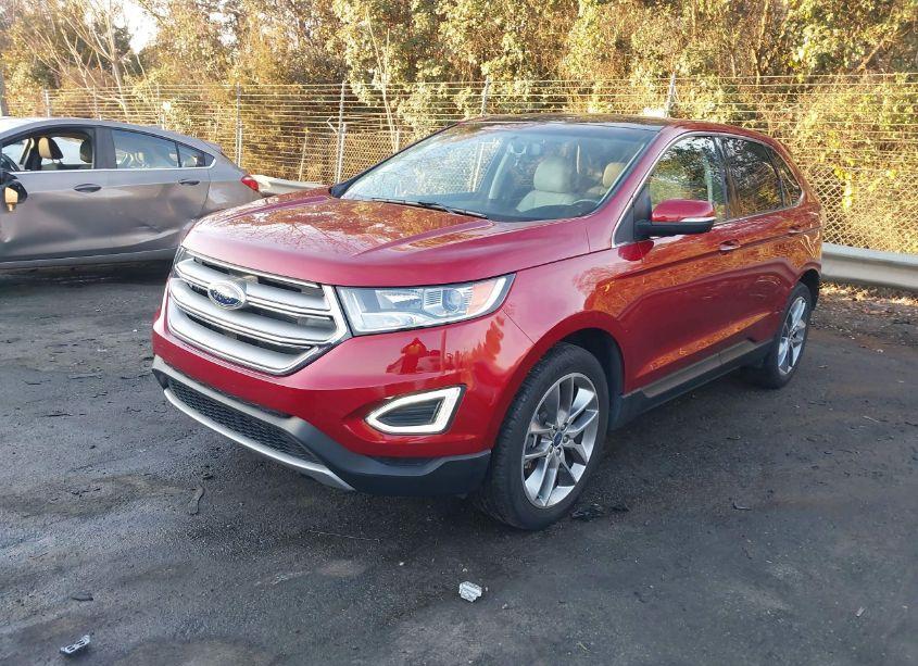 Photo 2 of 2015 Ford Edge TITANIUM (VIN 2FMTK3K84FBB11262)