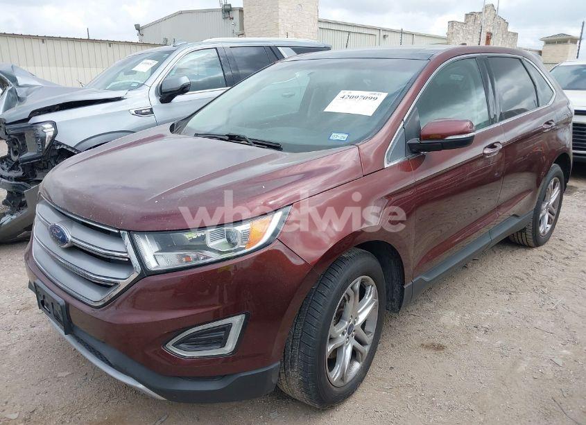 Photo 2 of 2015 Ford Edge TITANIUM (VIN 2FMTK3K91FBB51887)